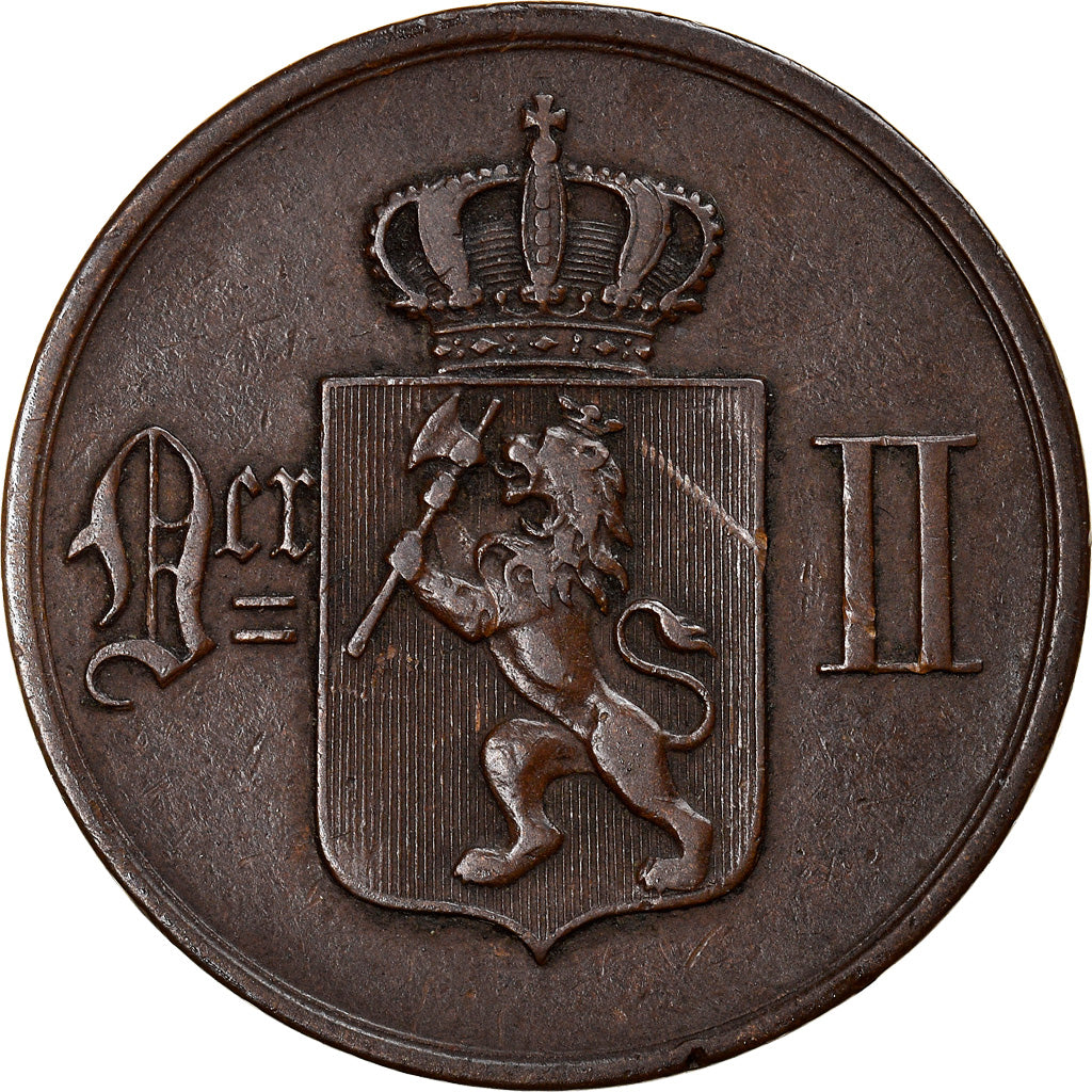 Coin, Norway, Oscar II, 5 Öre, 1876, VF(30-35), Bronze, KM:349