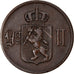 Coin, Norway, Oscar II, 5 Öre, 1876, VF(30-35), Bronze, KM:349