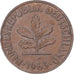 Coin, Germany, 2 Pfennig, 1963