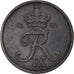 Moneda, Dinamarca, Frederik IX, 5 Öre, 1950, Copenhagen, BC+, Cinc, KM:843.1