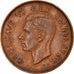 Monnaie, Afrique du Sud, George VI, Penny, 1945, TB+, Bronze, KM:25