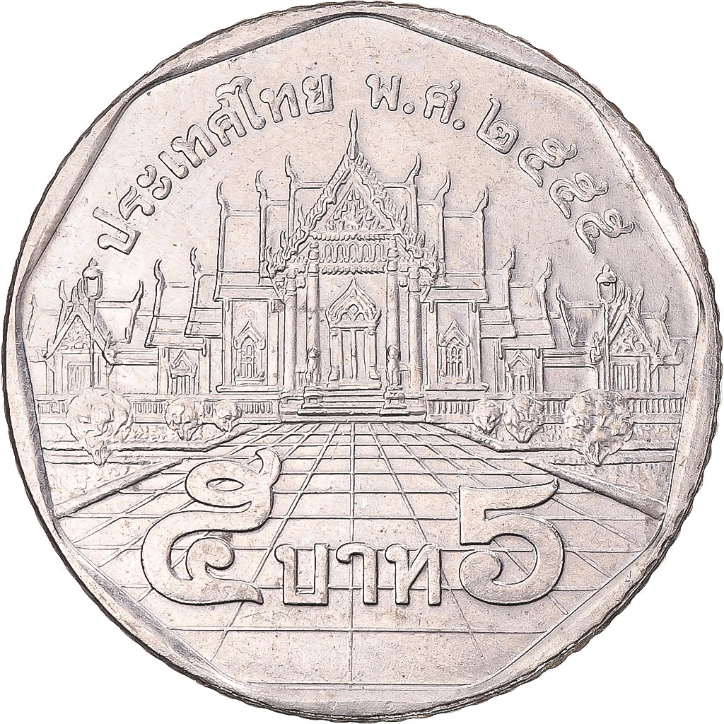 Moneta, Thailandia, 5 Baht, 2012