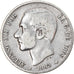 Coin, Spain, Alfonso XII, Peseta, 1883, Madrid, VF(20-25), Silver, KM:686