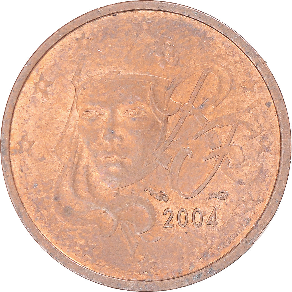 Moneda, Francia, 2 Euro Cent, 2004