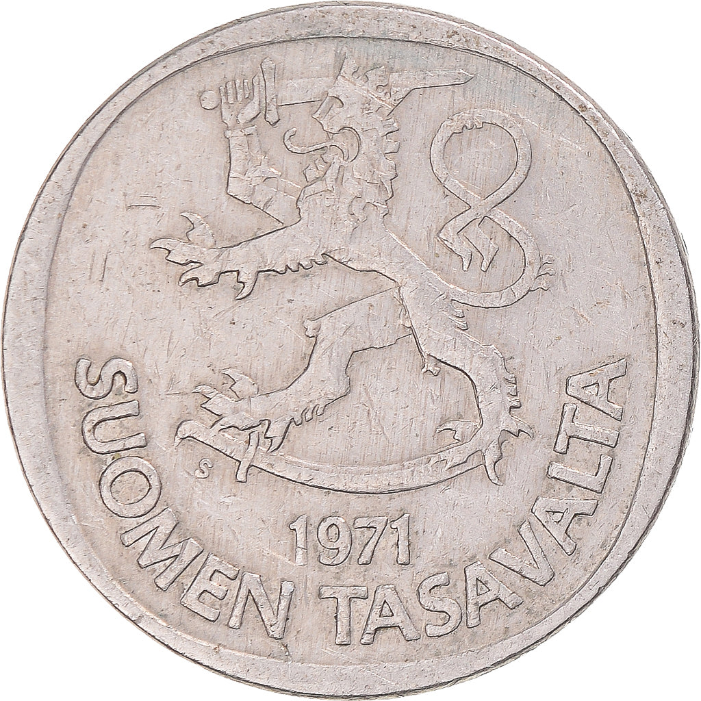Monnaie, Finlande, Markka, 1971