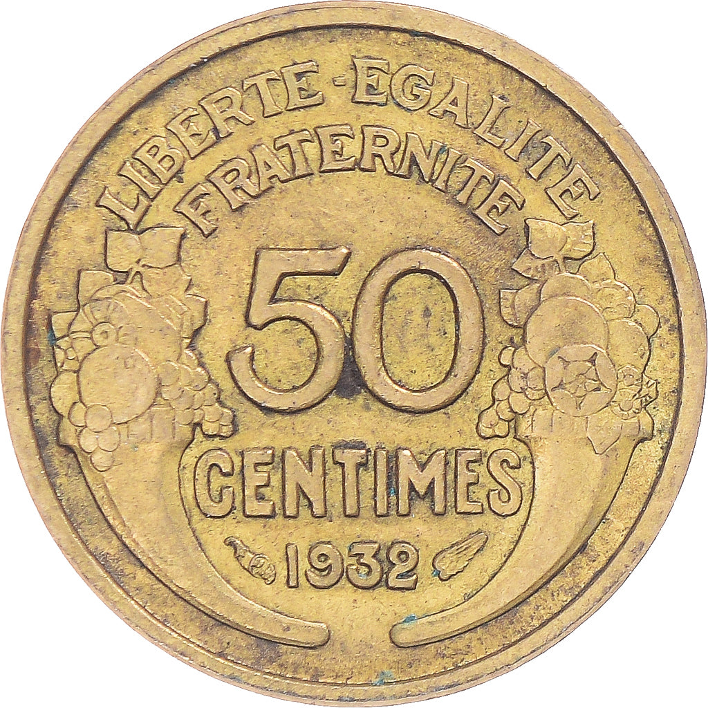 Munten, Frankrijk, 50 Centimes, 1932