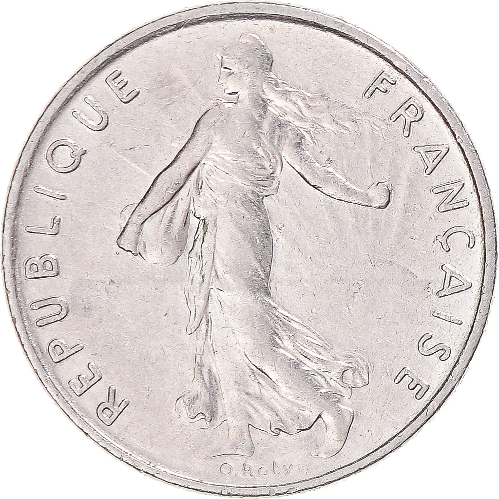 Munten, Frankrijk, 1/2 Franc, 1967