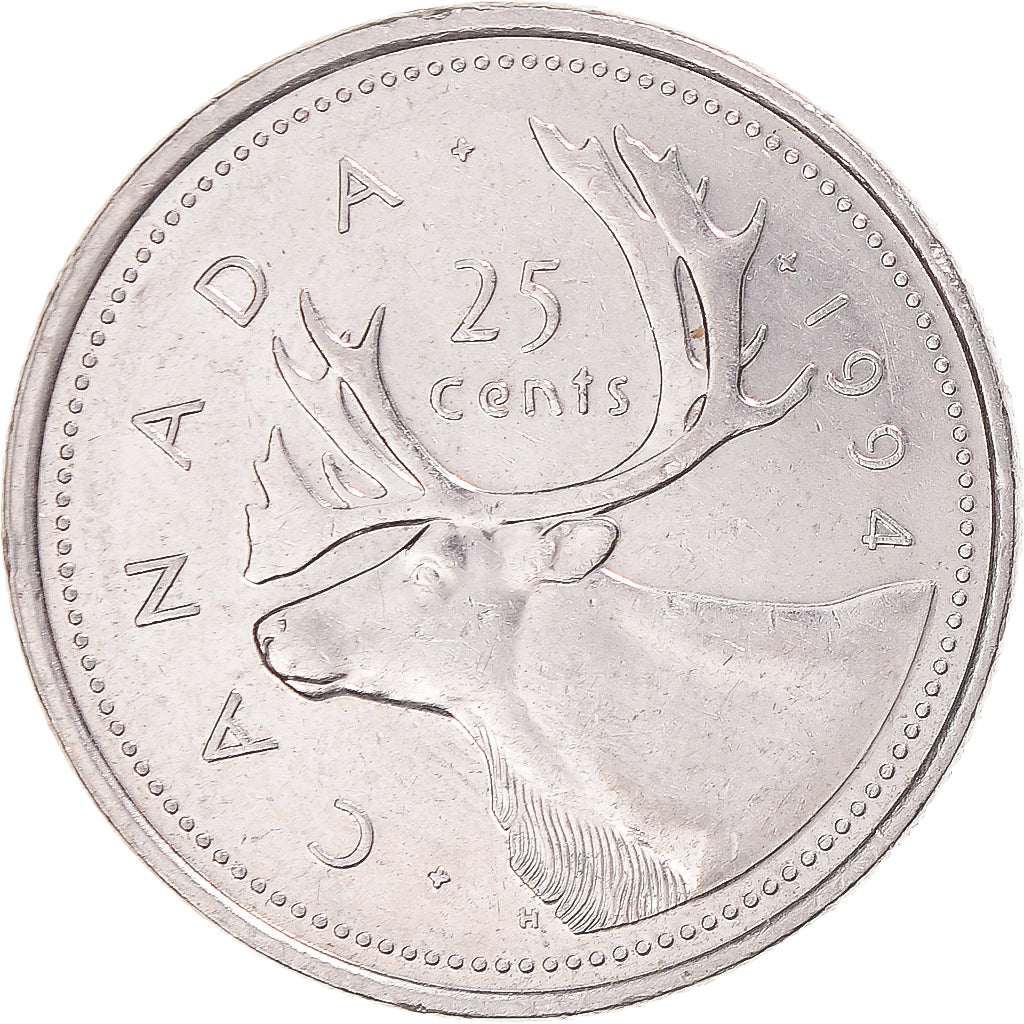 Moneta, Canada, 25 Cents, 1994