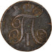 Moeda, Rússia, Paul I, 2 Kopeks, 1797, Ekaterinburg, F(12-15), Cobre, KM:95.3