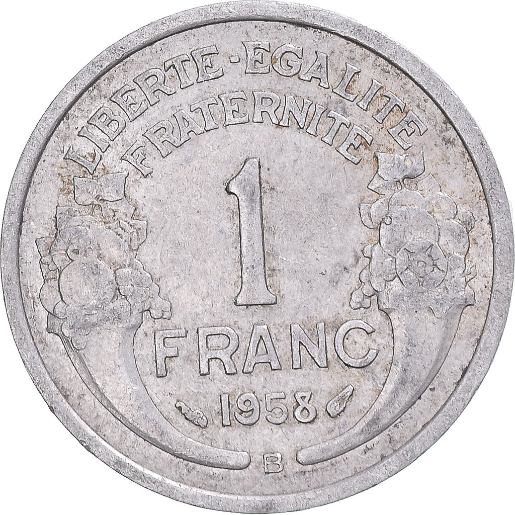 Munten, Frankrijk, Franc, 1958
