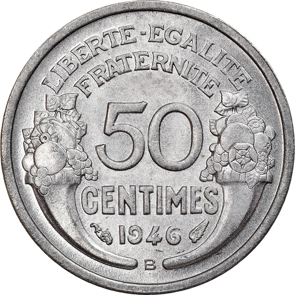 Coin, France, Morlon, 50 Centimes, 1946, Beaumont - Le Roger, MS(60-62)