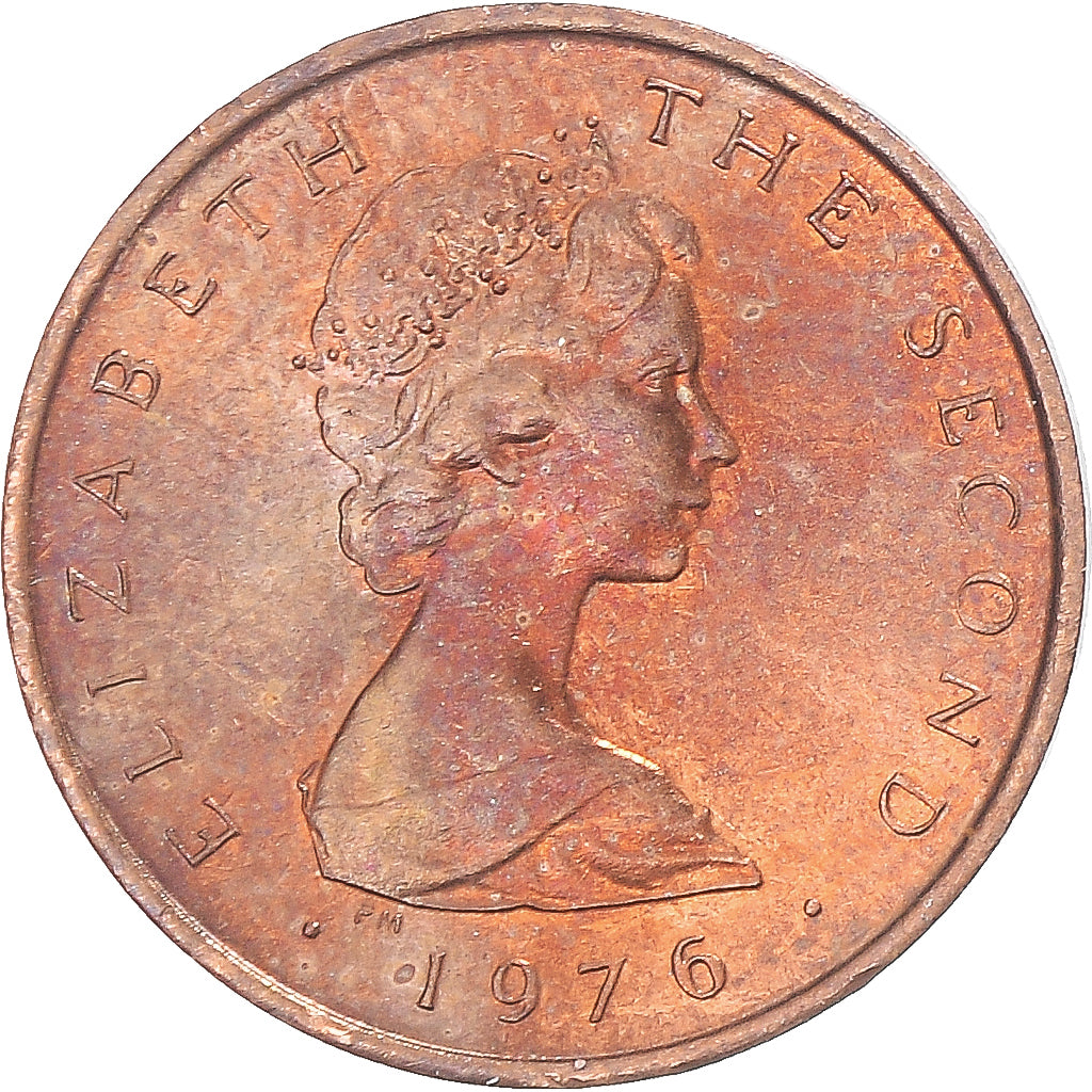 Münze, Isle of Man, 1/2 Penny, 1976