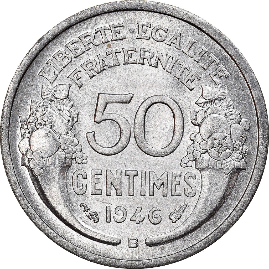 Coin, France, Morlon, 50 Centimes, 1946, Beaumont - Le Roger, MS(60-62)