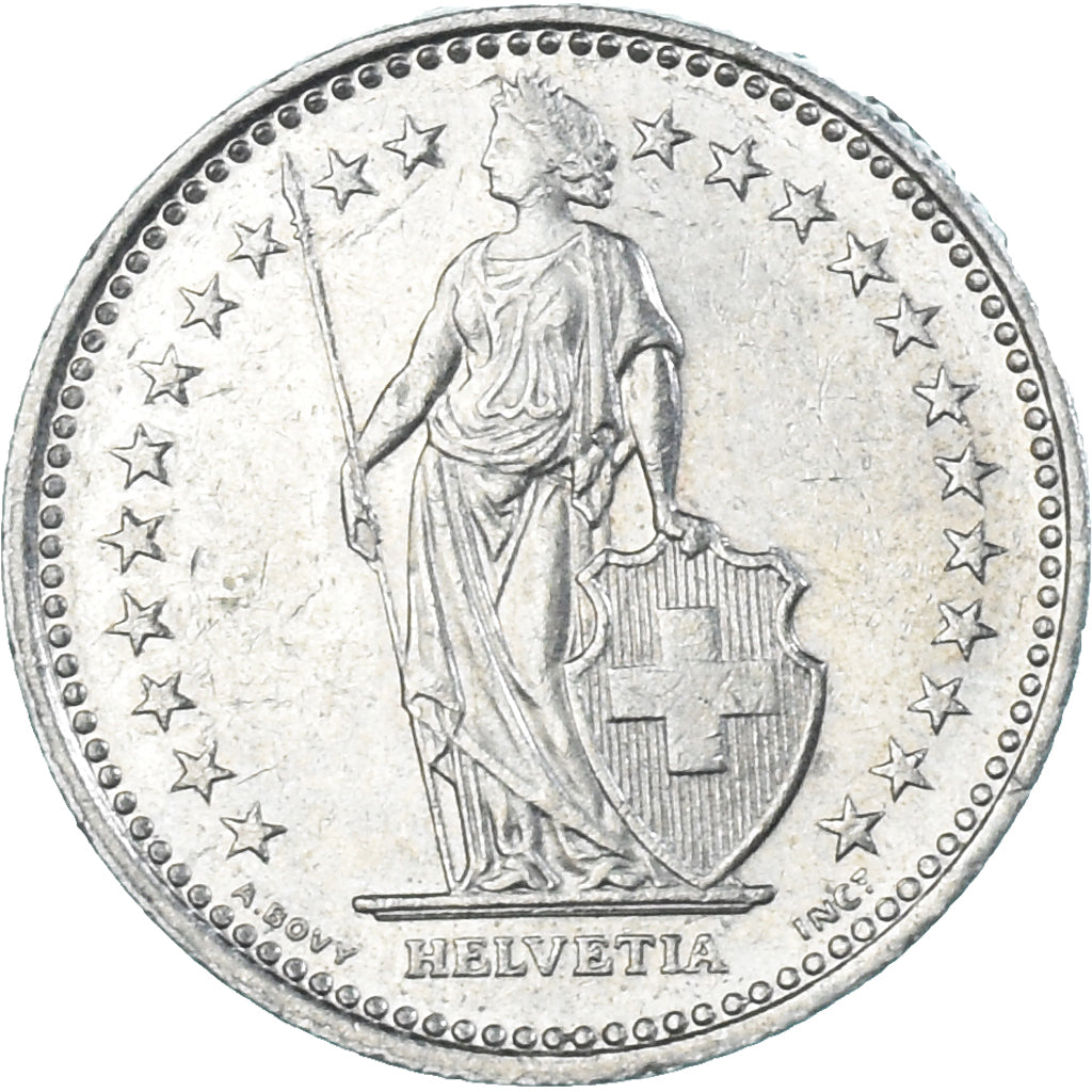 Moneta, Svizzera, 1/2 Franc, 1990