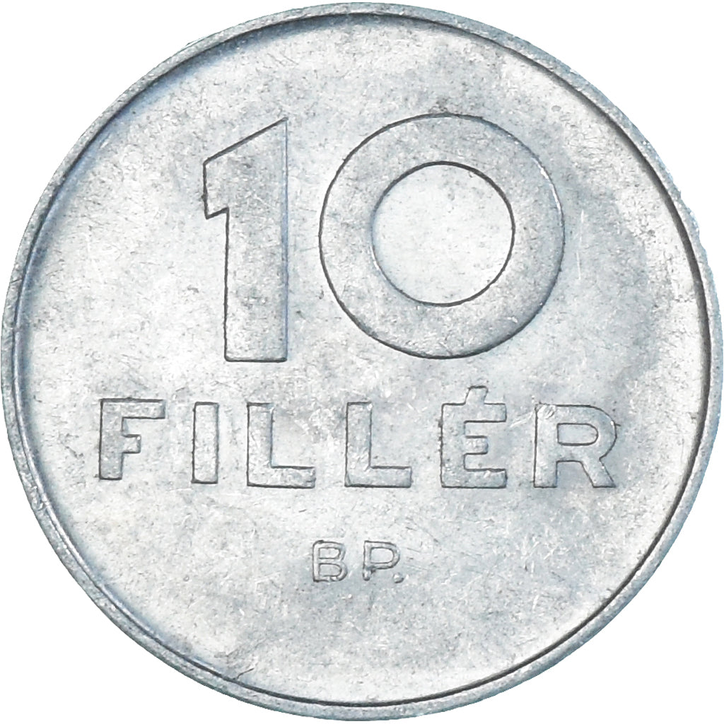 Moneda, Hungría, 10 Filler, 1969