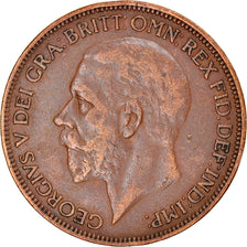 Coin, Great Britain, George V, Penny, 1927, EF(40-45), Bronze, KM:826