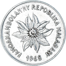 Moneta, Madagascar, 5 Francs, Ariary, 1968
