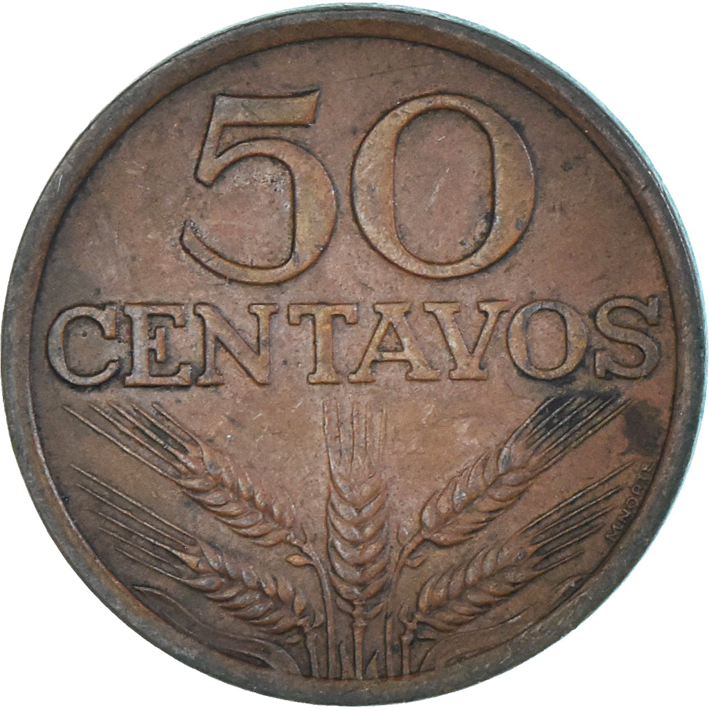 Monnaie, Portugal, 50 Centavos, 1974