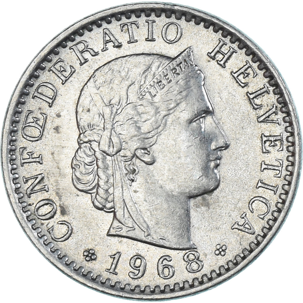 Monnaie, Suisse, 20 Rappen, 1968