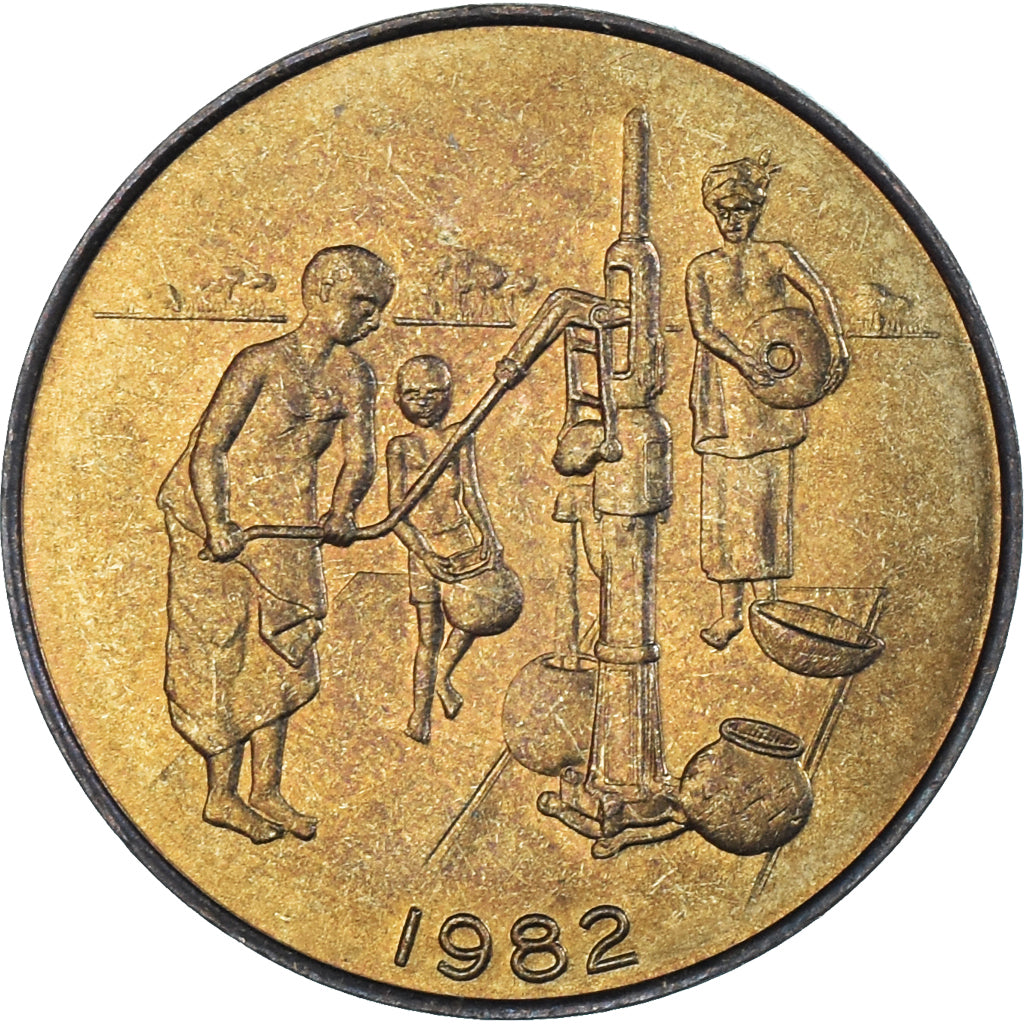 Coin, West African States, 10 Francs, 1982