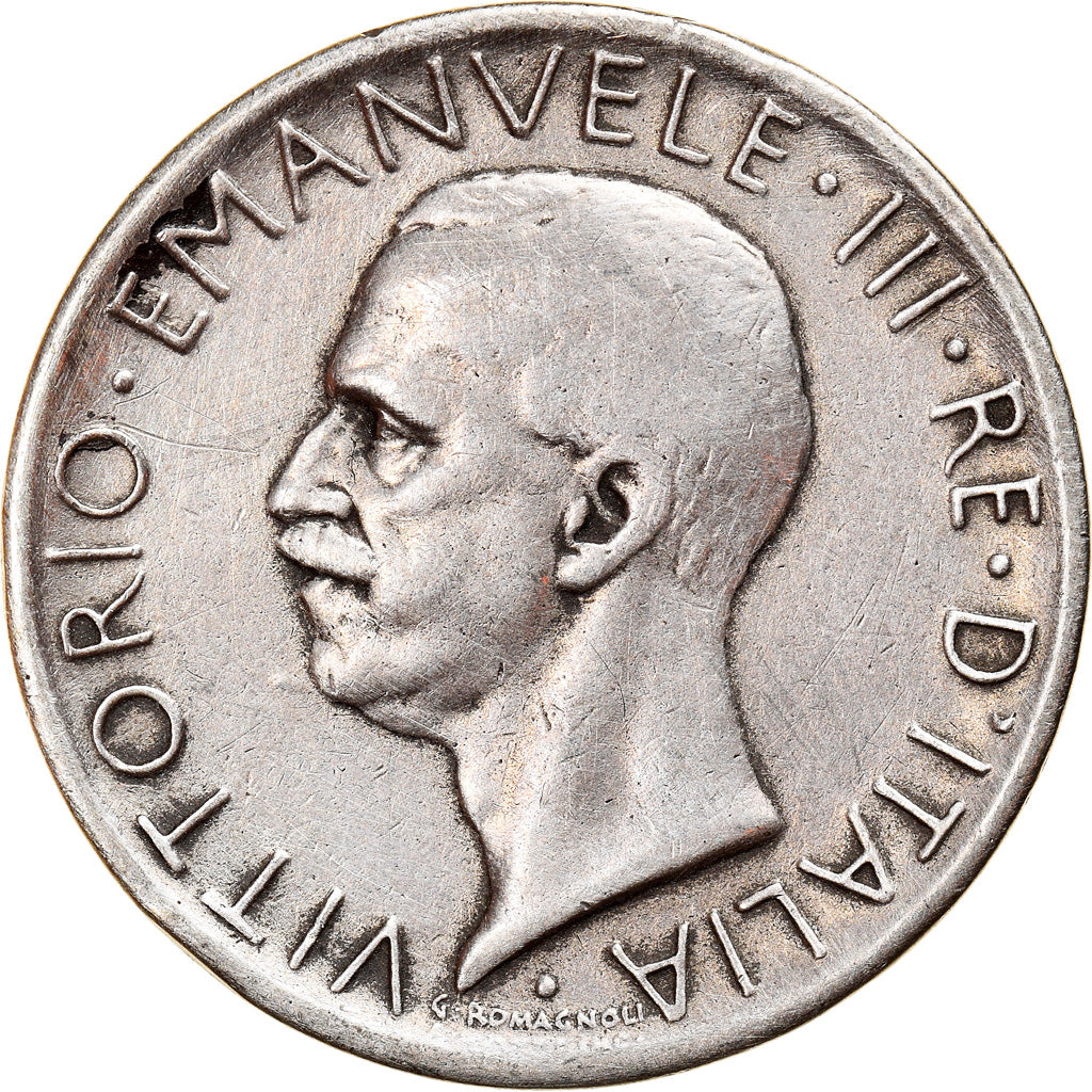 Münze, Italien, Vittorio Emanuele III, 5 Lire, 1927, Rome, SS, Silber, KM:67.1