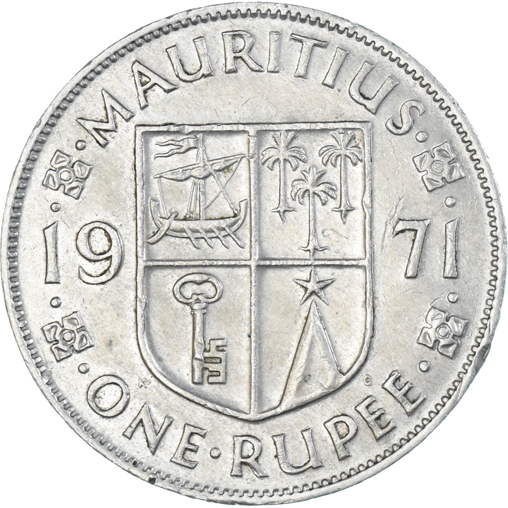 Münze, Mauritius, Rupee, 1971