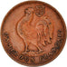 Coin, Cameroon, Franc, 1943, Pretoria, VF(30-35), Bronze, KM:5, Lecompte:16