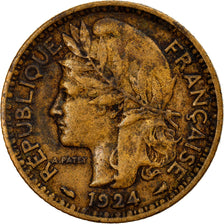 Coin, Cameroon, Franc, 1924, Paris, TERRITOIRES SOUS MANDAT FRANÇAIS