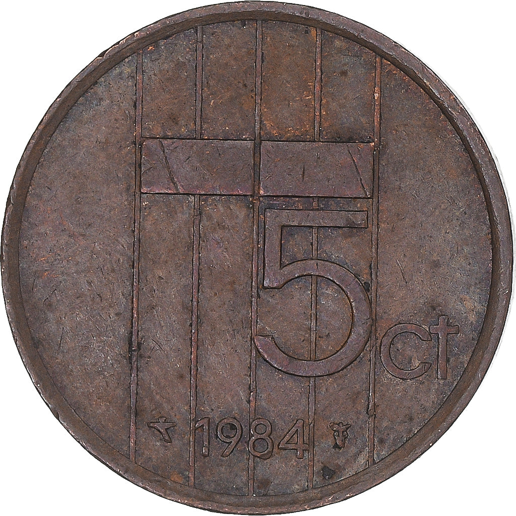 Moneta, Holandia, 5 Cents, 1984