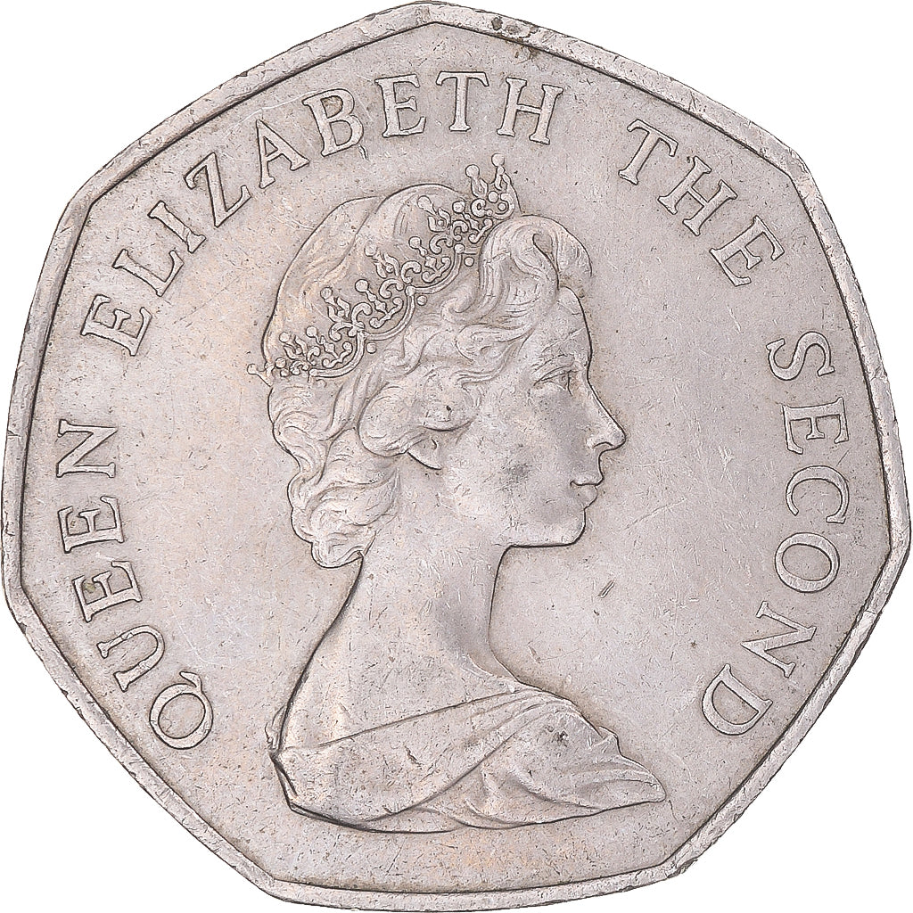 Monnaie, Jersey, 50 New Pence, 1969