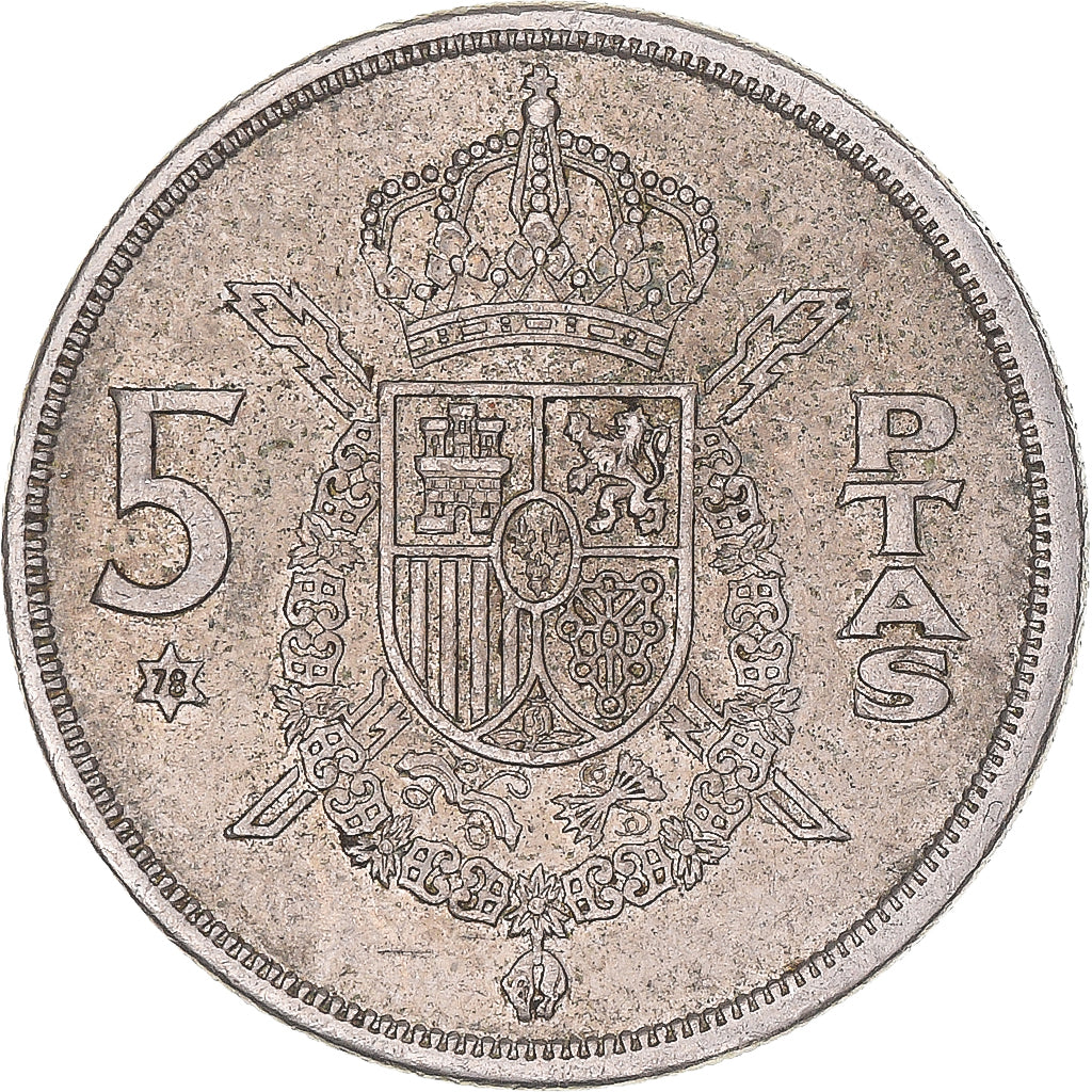 Moeda, Espanha, 5 Pesetas, 1978