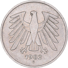 Moeda, Alemanha, 5 Mark, 1982