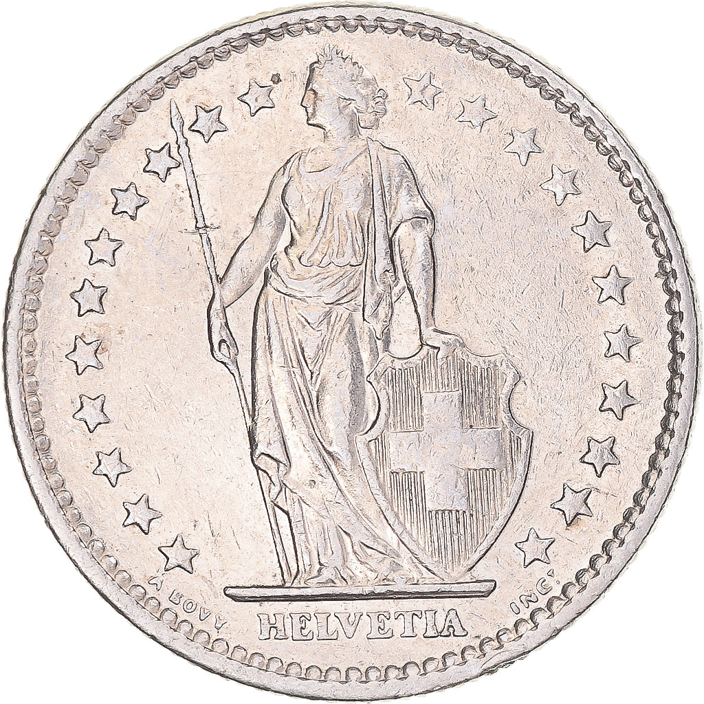 Moneta, Svizzera, 2 Francs, 1977