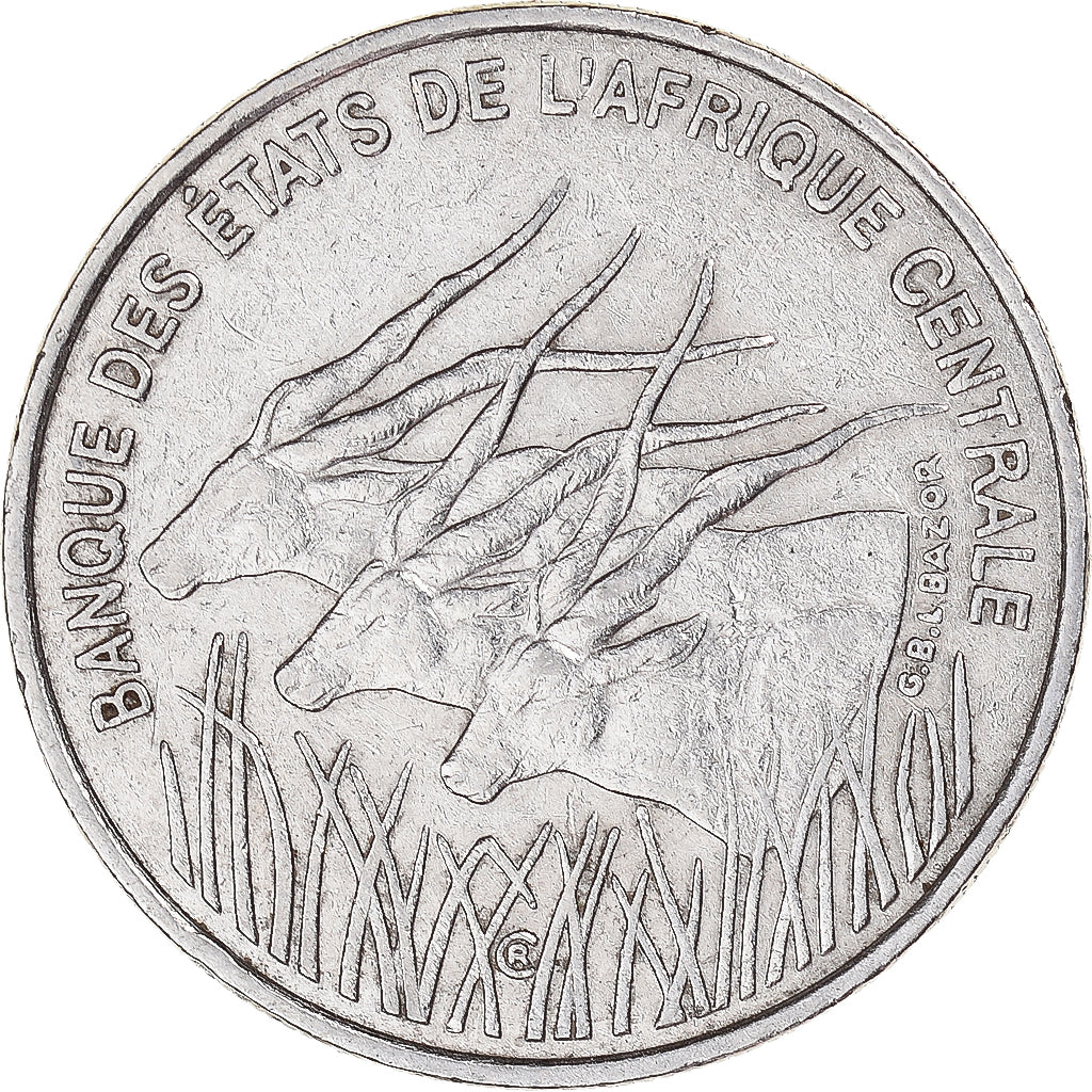 Coin, Central African States, 100 Francs, 1996
