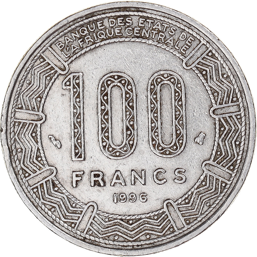 Coin, Central African States, 100 Francs, 1996