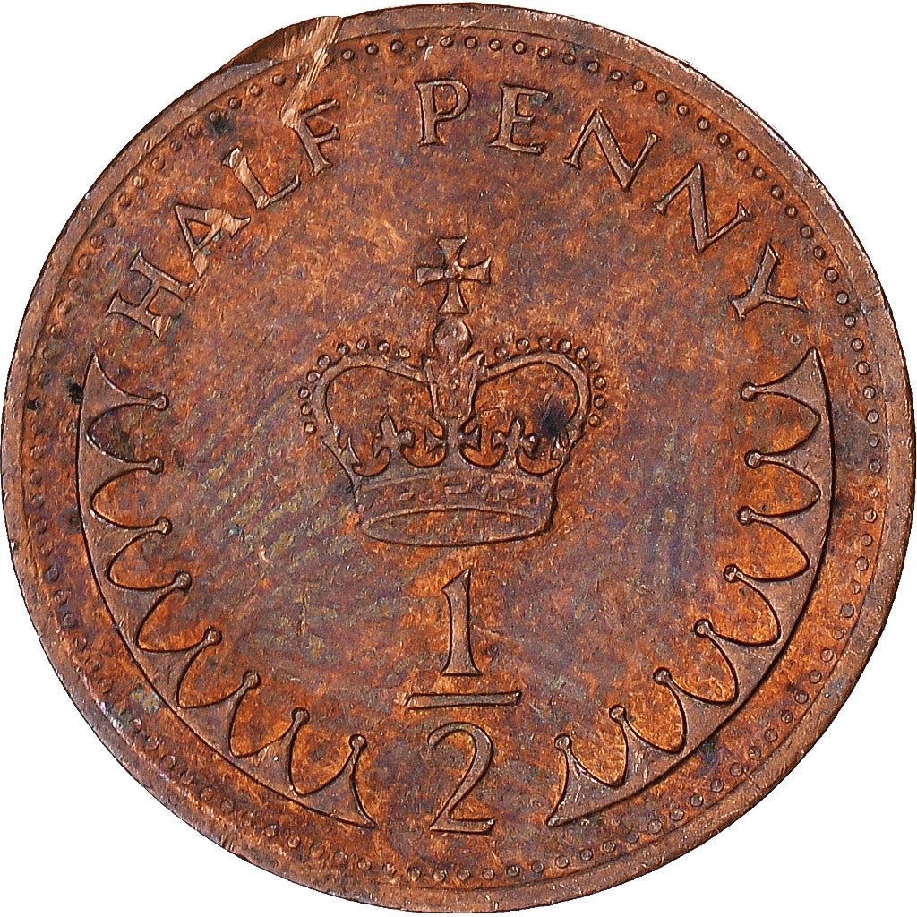 Moeda, Grã-Bretanha, 1/2 Penny, 1982
