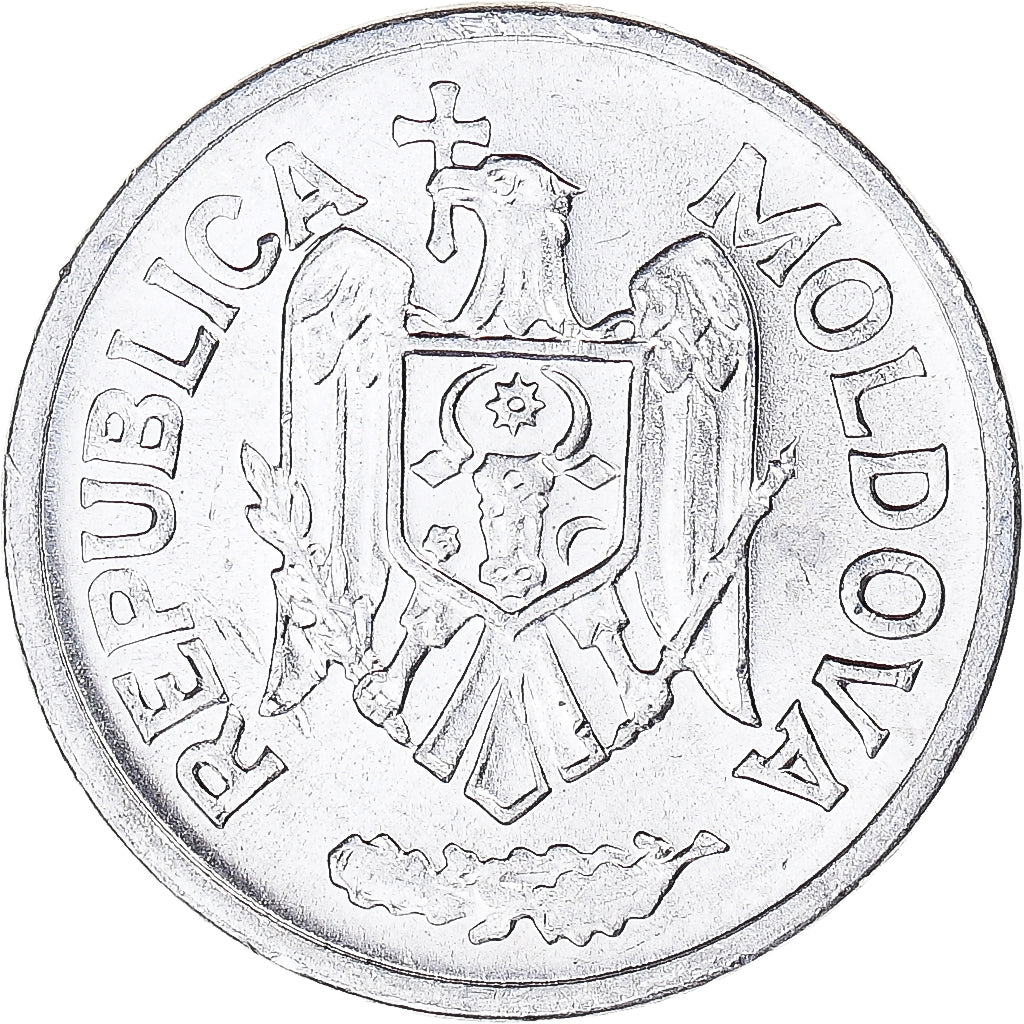 Coin, Moldova, 5 Bani, 1996
