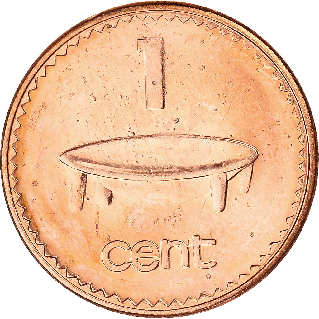 Coin, Fiji, Cent, 1992