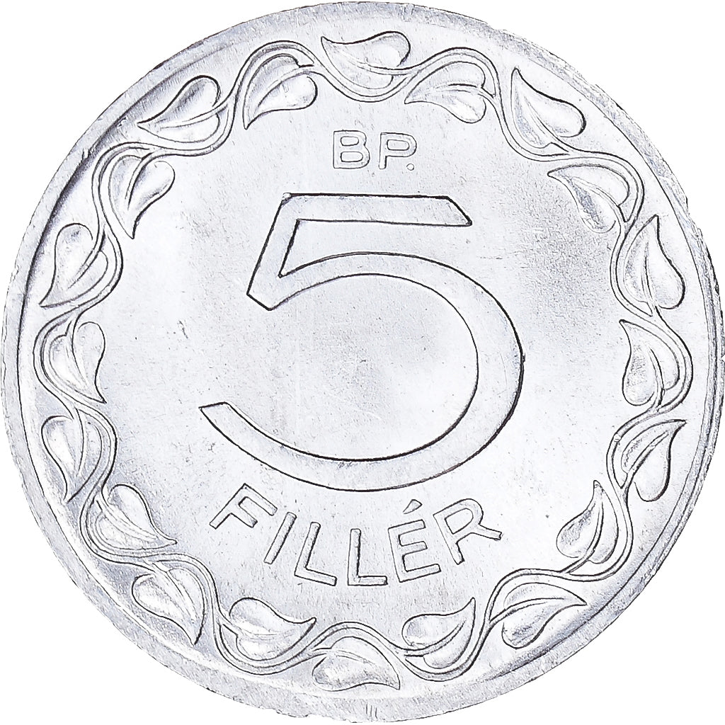 Münze, Ungarn, 5 Filler, 1971