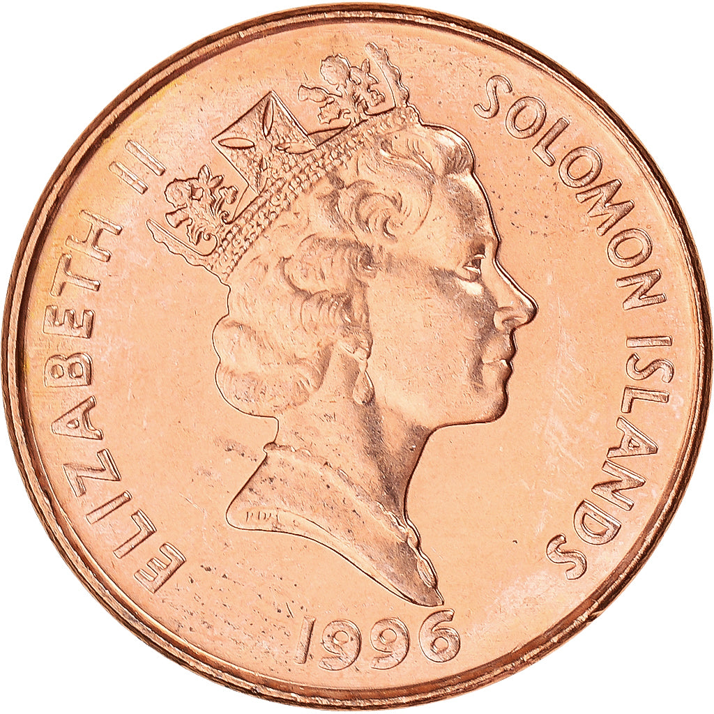 Moneda, Islas Salomón, 2 Cents, 1996