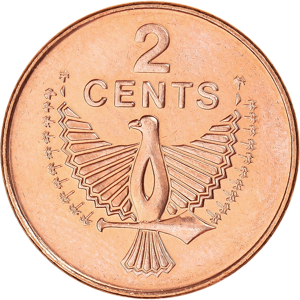 Moneda, Islas Salomón, 2 Cents, 1996