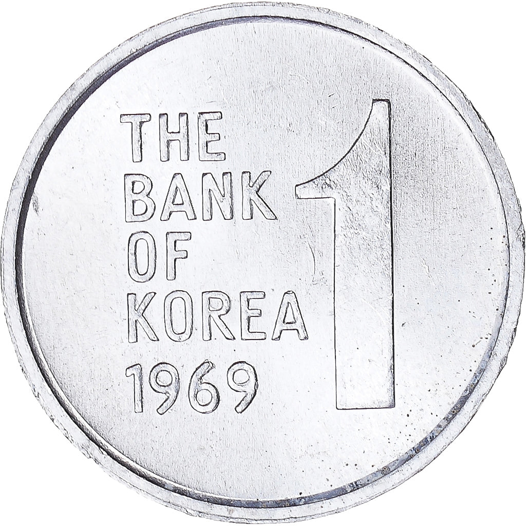 Münze, Korea, Won, 1969