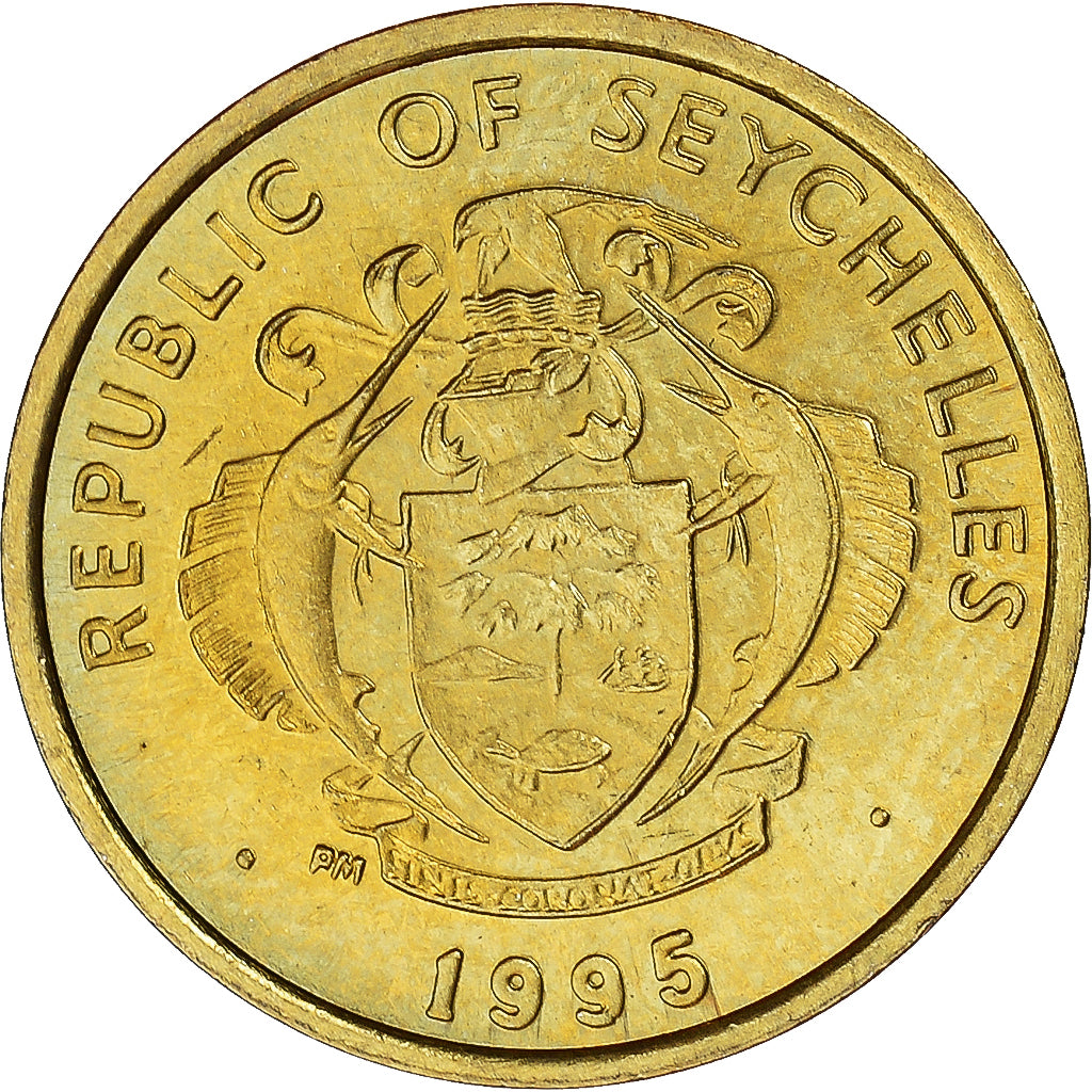 Coin, Seychelles, 5 Cents, 1995