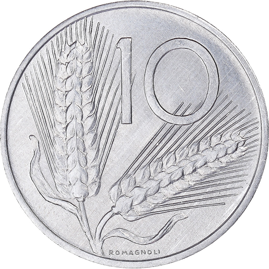 Munten, Italië, 10 Lire, 1986