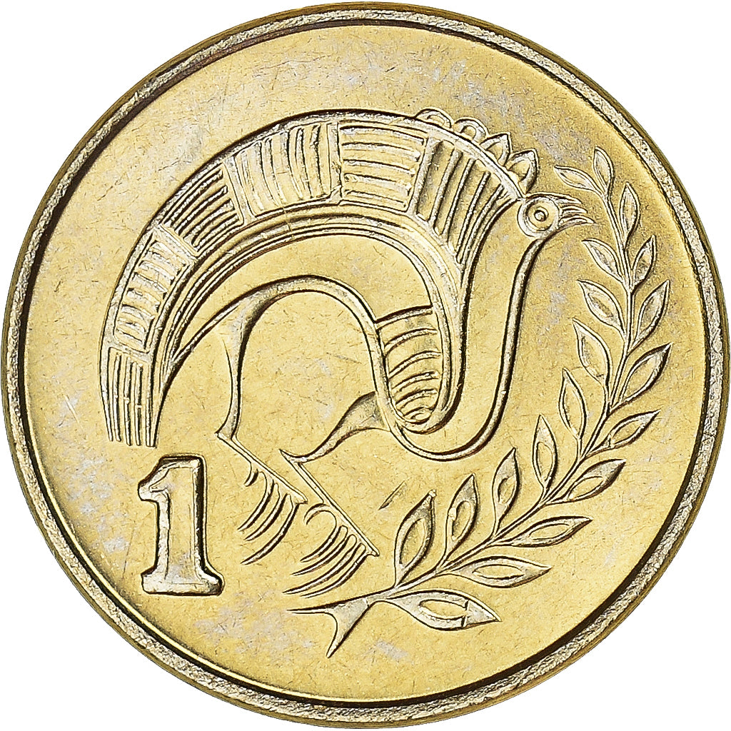 Moneda, Chipre, Cent, 1992