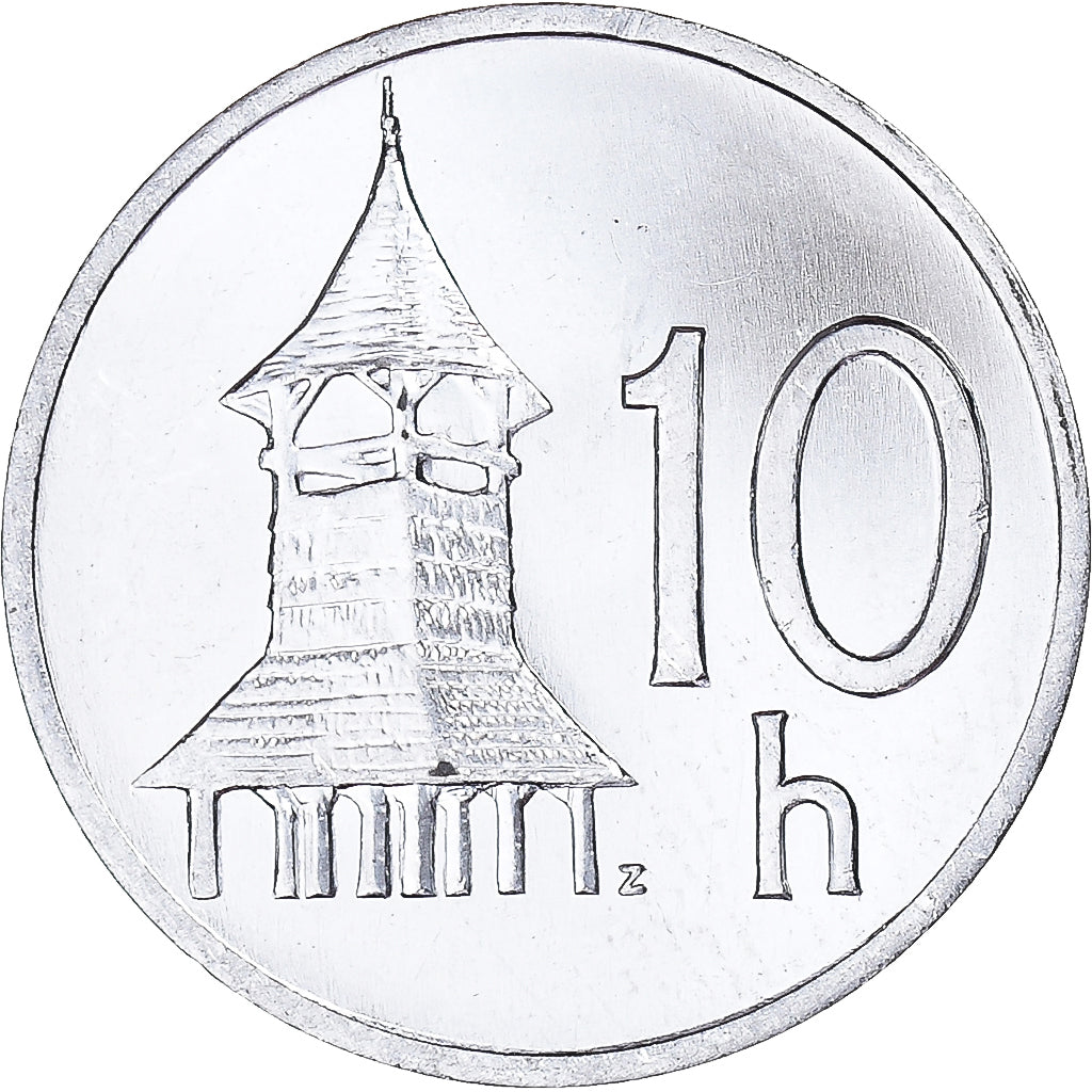 Coin, Slovakia, 10 Koruna, 1993