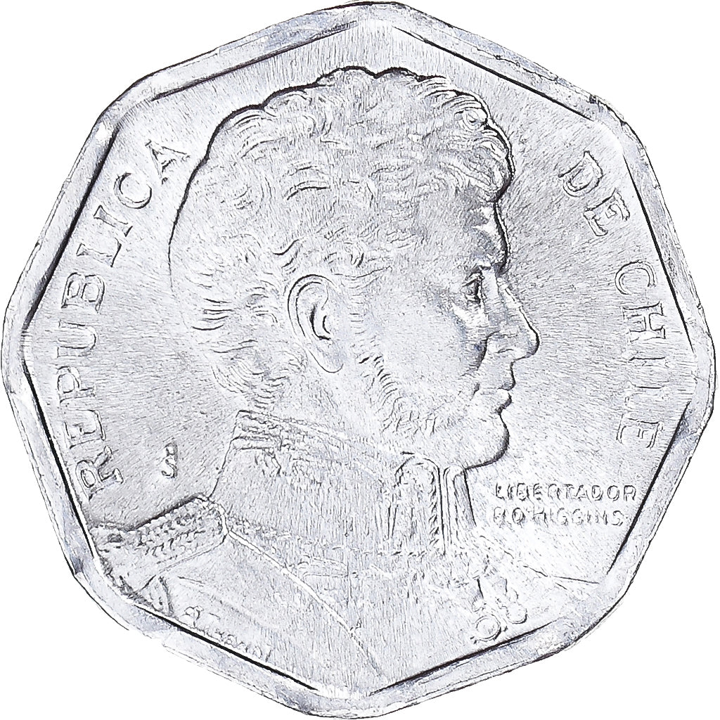 Coin, Chile, Peso, 1992