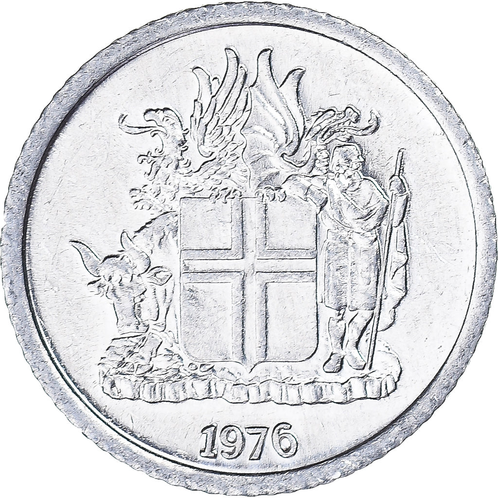 Münze, Iceland, Krona, 1976