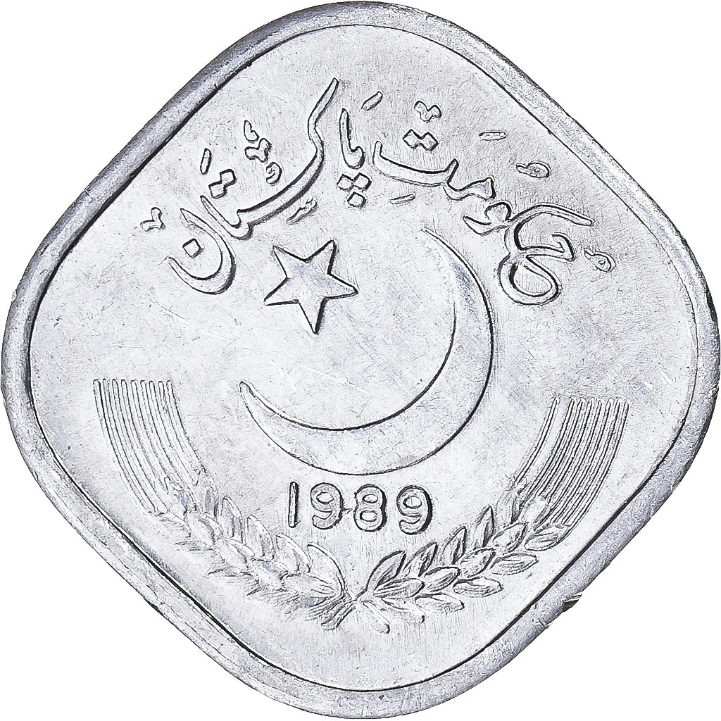 Munten, Pakistan, 5 Paisa, 1989