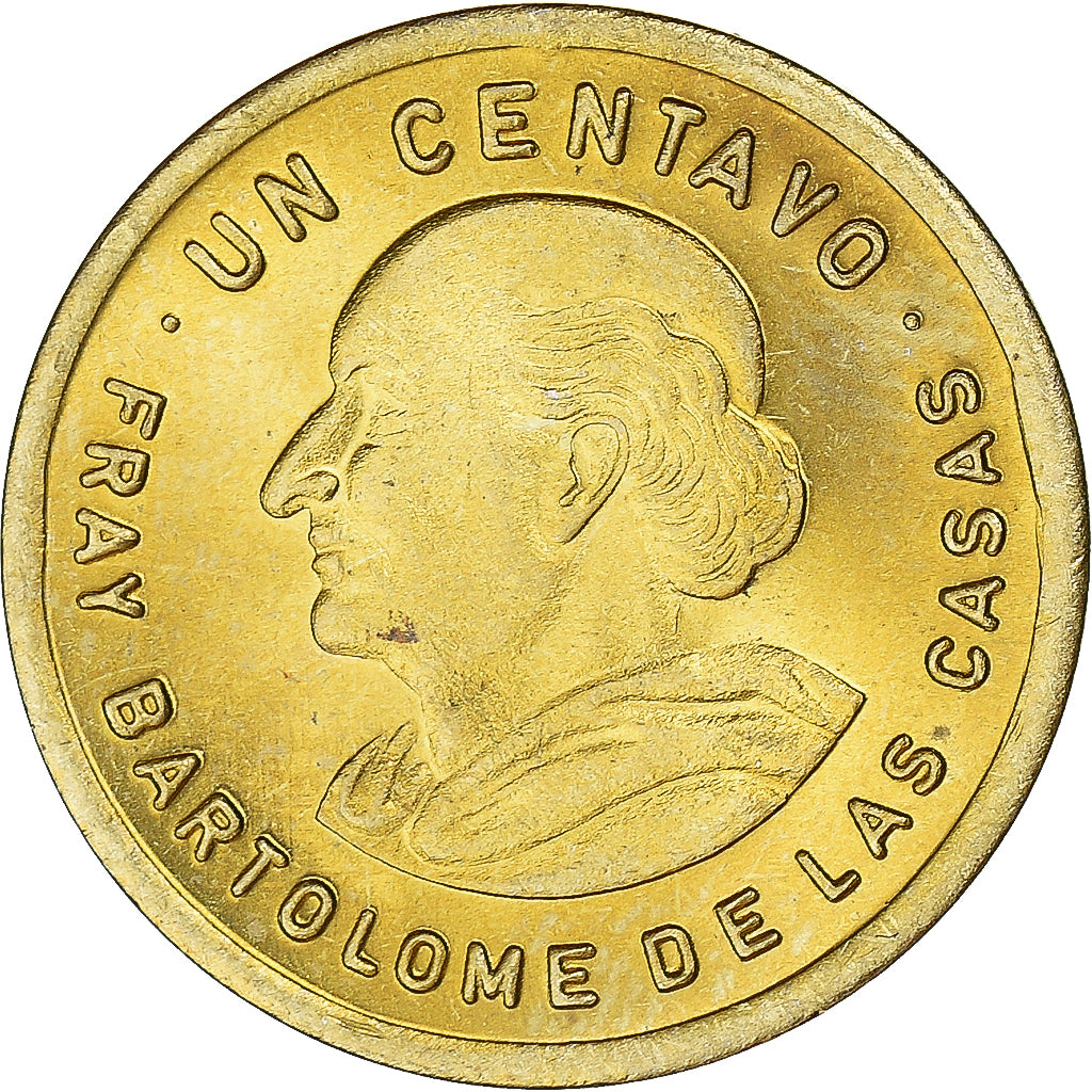 Coin, Guatemala, Centavo, Un, 1991